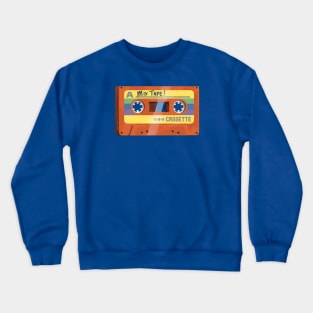 Mix Tape - Orange Crewneck Sweatshirt